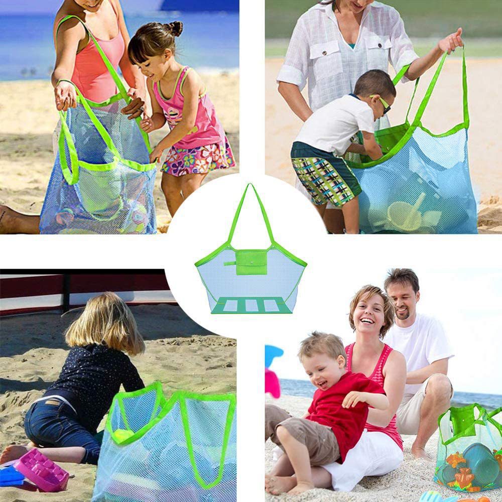 Cross border Specifically for Mesh Beach bags children Toys fast Storage bag Beach Toys shell Storage bags