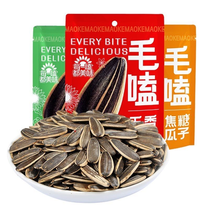 包邮批发毛嗑瓜子400克焦糖原味五香