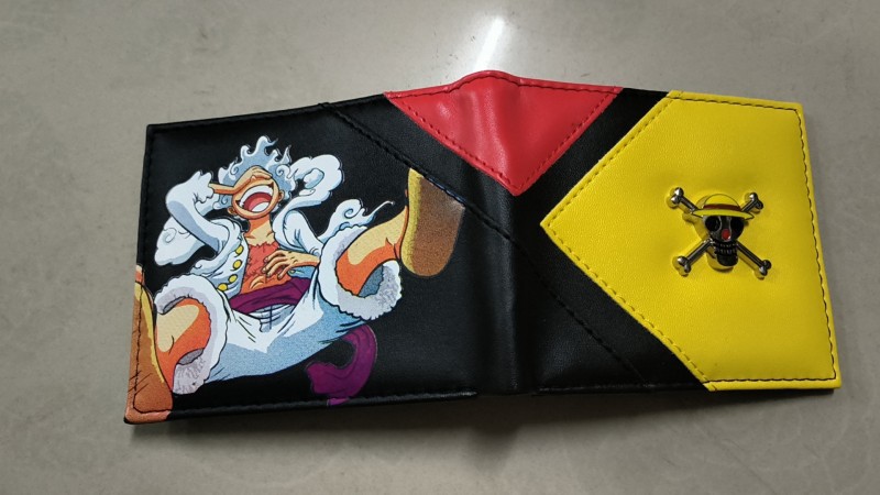 Monedero periférico One Piece One Piece Nikalufei Sauron Sanji estudiante dibujos animados hombres y mujeres tarjetero corto cartera