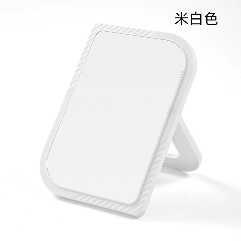 Rotating Table Mirror, Double-Sided Kids Desktop Mirror, 360° Adjustable, Compact 20×17.5×6 cm