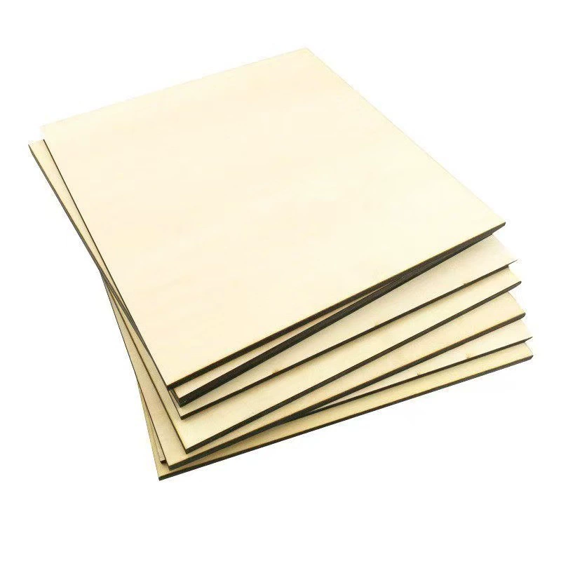 Basswood plywood board wood chips thin wood chips diy handmade aircraft model building model material thin wood board pyrography