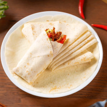 老式春饼皮薄饼水烙馍大号商用卷饼卤肉卷饼烤肉筋卷饼炸串鸡肉卷