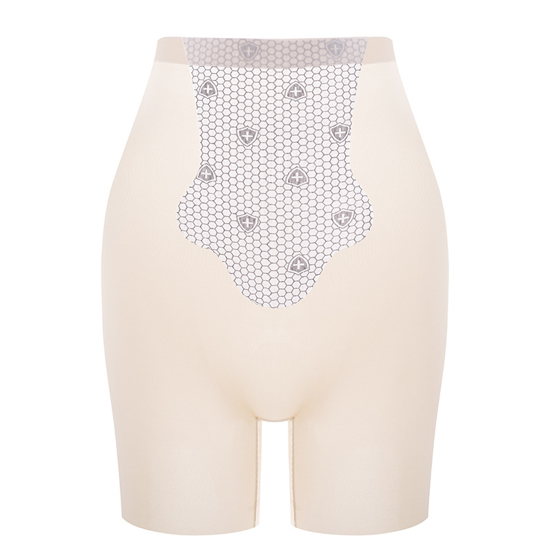 Calzoncillos falsos para levantar la cadera, pantalones de seguridad moldeados para mujer, ropa interior de cadera con almohadilla de cintura alta, estilo natural ultrafino, verano fresco