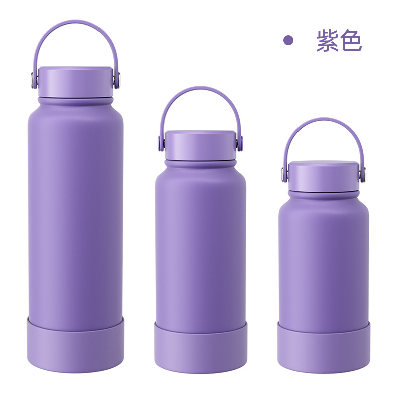 Transfronterizo simple 304 taza de vacío de acero inoxidable portátil deportes al aire libre taza de agua de gran capacidad de vacío olla de viaje