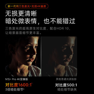 �m�� ԭ�b�Թ���JMGO��N1S Pro 4K����泬������ɫ�����̨ͶӰ