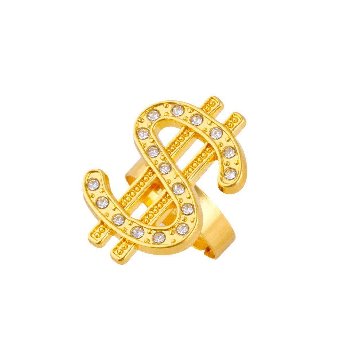 Hip-hop Dollar Ring Für Herren Und Damen Modischer Statement-schmuck_voghion.com