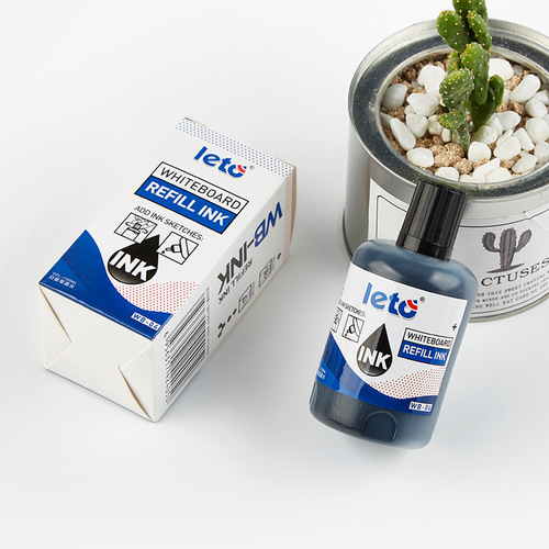 Whiteboard pen oil-based ink refill liquid, bright ink color, bright, quick-drying, waterproof, non-fading, easy to wipe without leaving traces