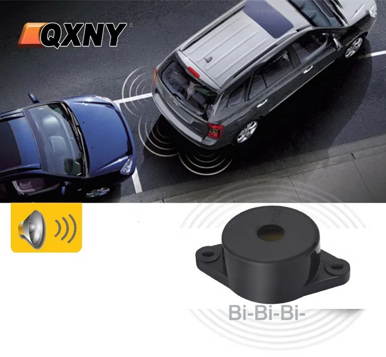The Erlangshen reverse radar with 4 rear sensors emits a sound like the original and features high-precision ultrasonic detection