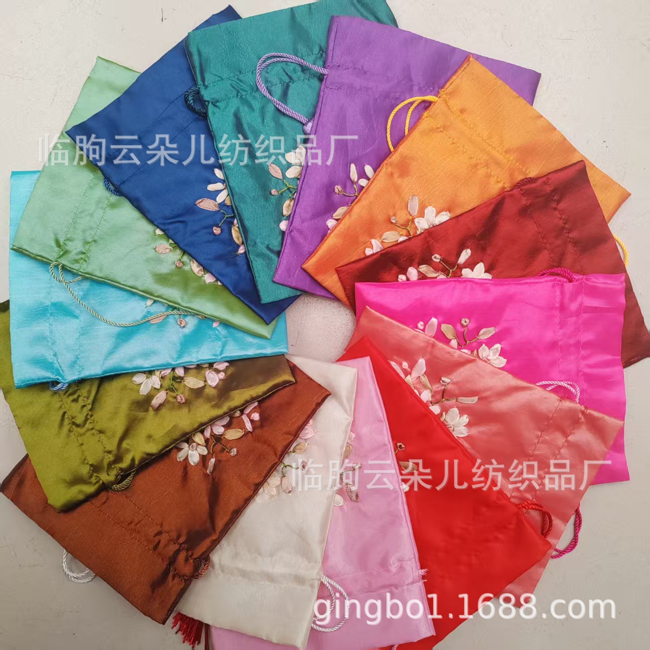 民族风化妆品外包装布艺束口袋空袋批发直销