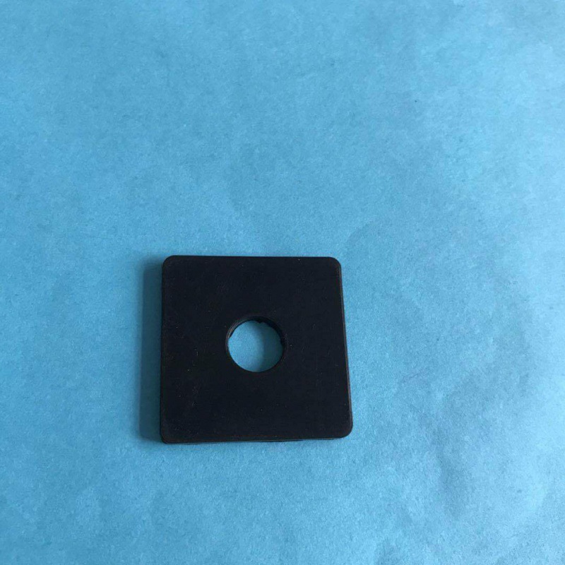 黑色防水橡胶平垫 透明胶硅胶垫片 耐磨外圆内方密封圈