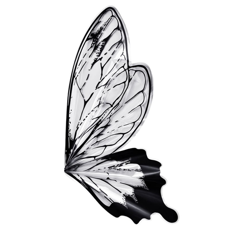 Huaxi cristal alas de mariposa OPP papel de embalaje floral material florista DIY material de embalaje transparente al por mayor