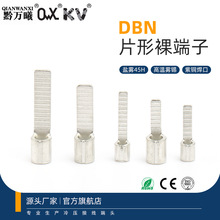 厂家批发销售DBN片状接线端子条形片形冷压裸端子 片状接线端子