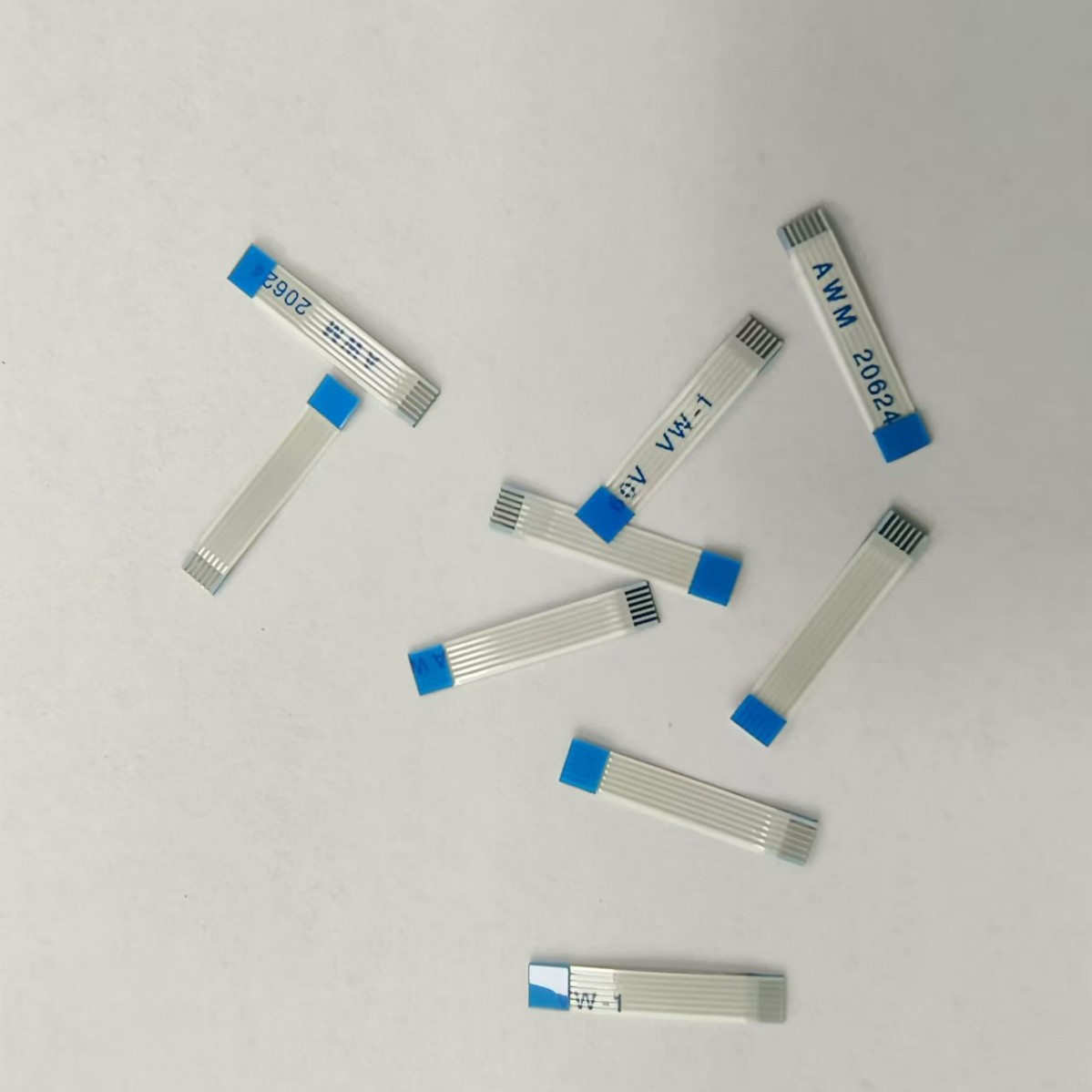 ffc/FPC排线0.5间距6PIN6PIN20MM超短电子排线AWM 20624