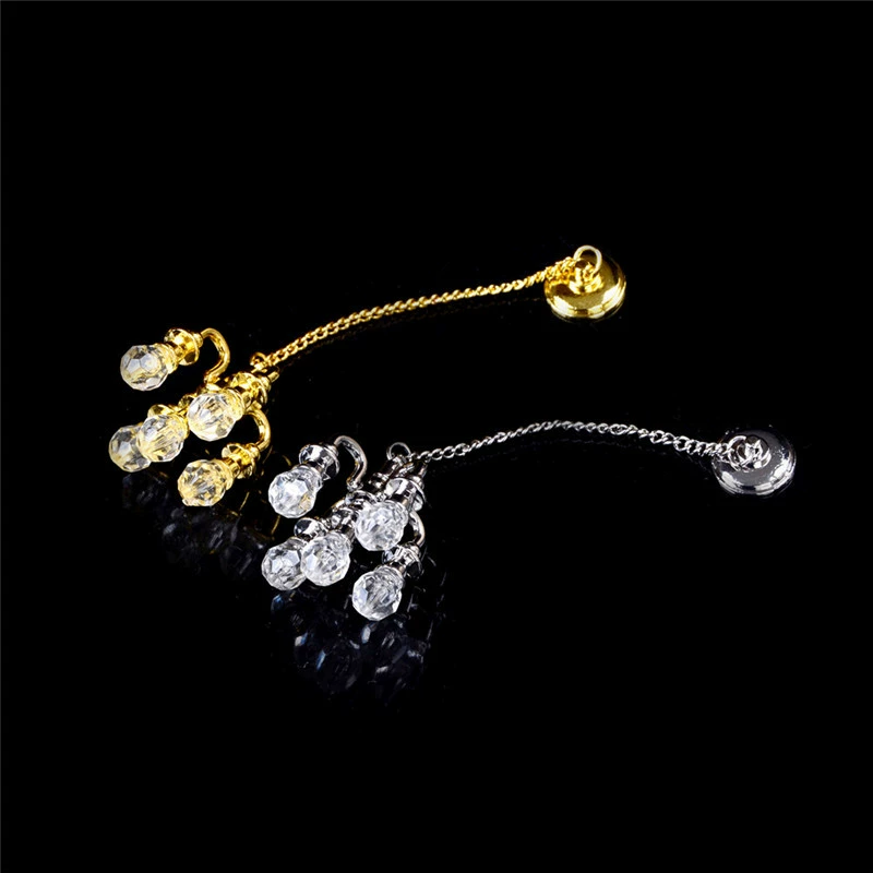 Doll house, small lights with accessories, crystal pendant, creative ceiling lamp for princess