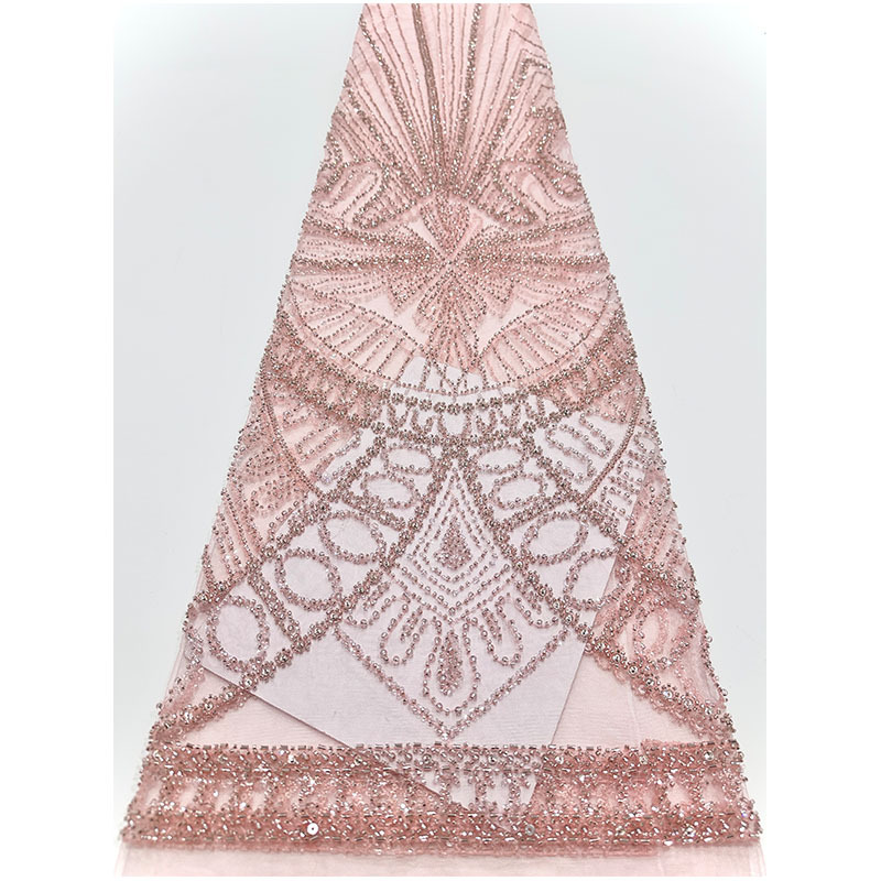 Bordado de tubo de perlas francés, tela de bordado de perlas, vestido de boda, vestido de banquete, tela de encaje pura y elegante image 8