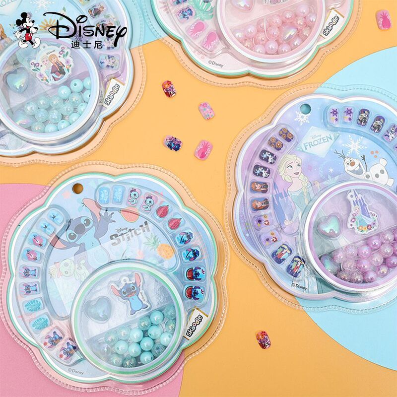 Disney Frozen Princess Bracelet Nail Art Stickers Children's Handmade DIY Beads Four Styles