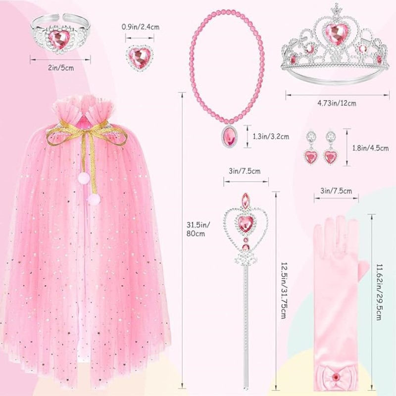 Elsa Cape Pink Suit