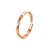 Golden ring, pink gold, men's style