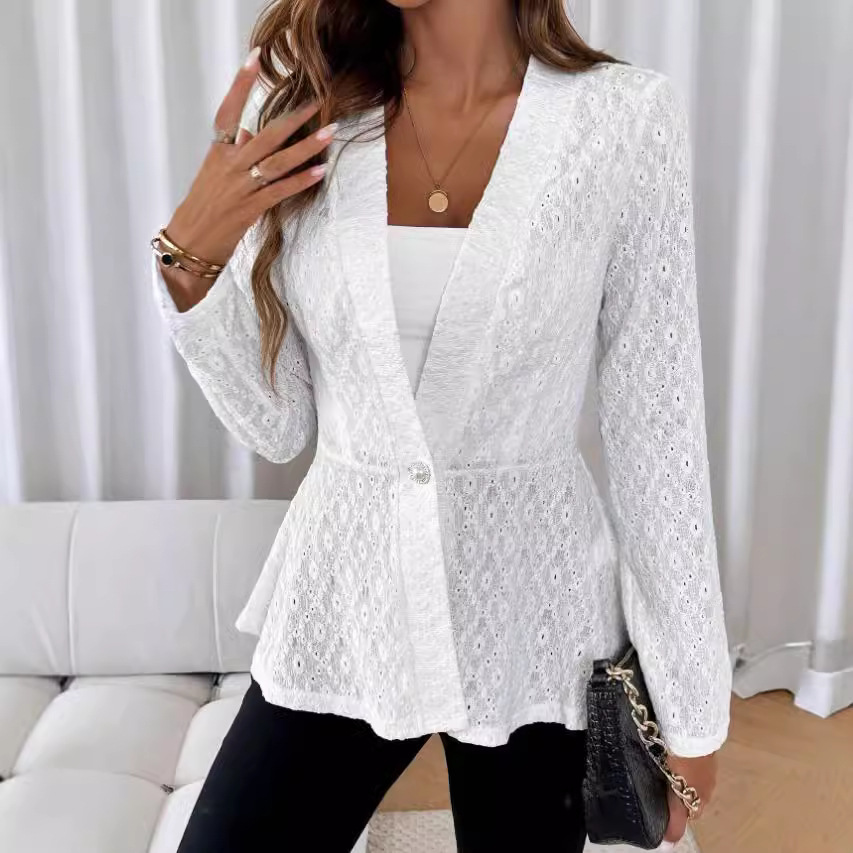 lace short long-sleeve