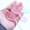 Cute resin heart-shaped, jewelry, pendant, earrings, necklace with accessories, handmade