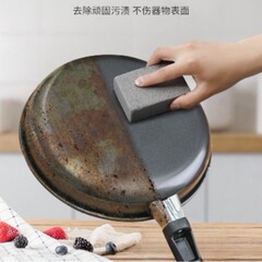 鍋低洗浄レンガ軽石洗浄石簡単携帯強力家庭用屋外BBQグリル洗浄ツールブラシ