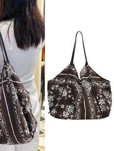 Summer capacious shopping bag one shoulder