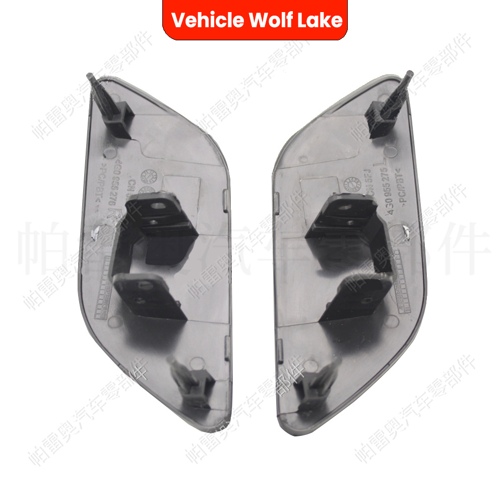 아우디 A6 C7 2011-2014 헤드라이트 워터 스프레이 커버 자동차 자동차 청소 플러그 커버 전면 트림에 적용 가능