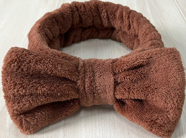 기계 스티치 활 헤어밴드-다크 카레 (싱글)(20*6*5cm 39g)