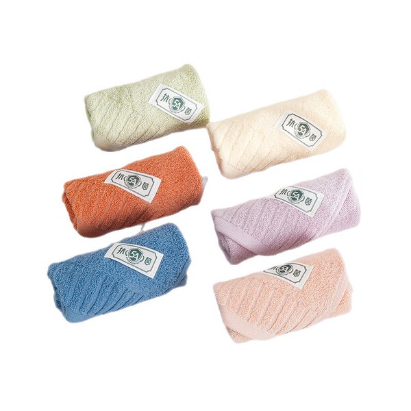solid color antibacterial cotton scarf for face washing