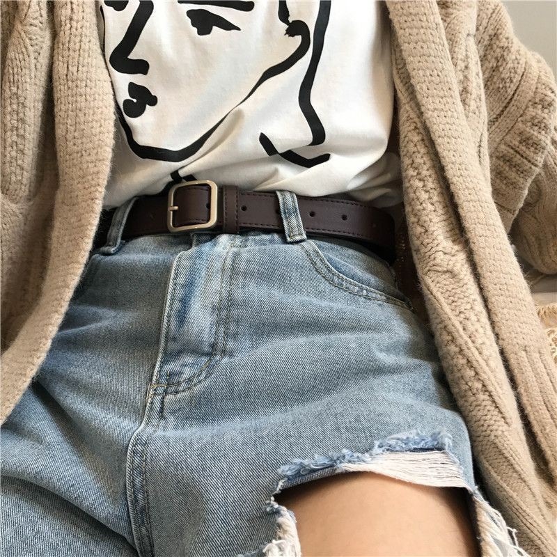 cinturón de hombre cinturón de aguja cinturón de cuero de vaca cinturón de negocios cinturón de cuero pu cinturón al por mayor [enviar perforador]