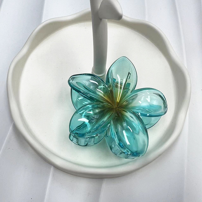 8cm 블루 바닥 오렌지 하트