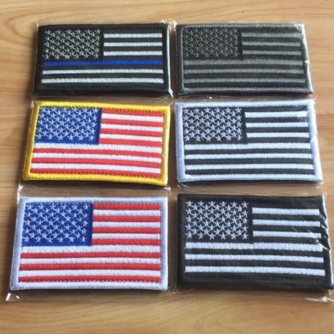 Outdoor embroidery label glue flag embroidery beauty embroidery badge embroidery seal hot selling cloth patch emblem cross-border goods Velcro