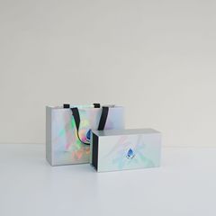 ポータブル包装ギフトボックス魔法瓶カップガラスギフト包装ボックスバッグ空箱ギフトボックスビジネスポータブルセット