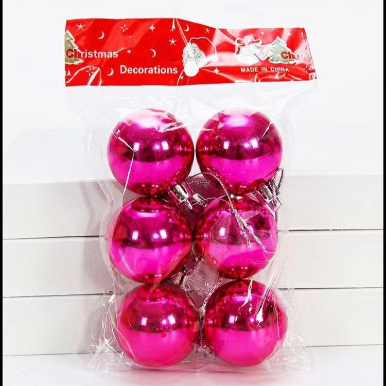 Bolas de decoración navideña Bolas populares para decoración de ventanas navideñas Colgantes de decoración para árboles de Navidad Bolas colgantes de decoración navideña