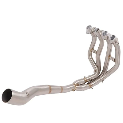 Suitable for NINJA ZX-25R motorcycle sports car exhaust pipe front section and tail section modification exhaust pipe system ZX25R (Motorcycle exhaust pipe) - stainless-steel-front-section
