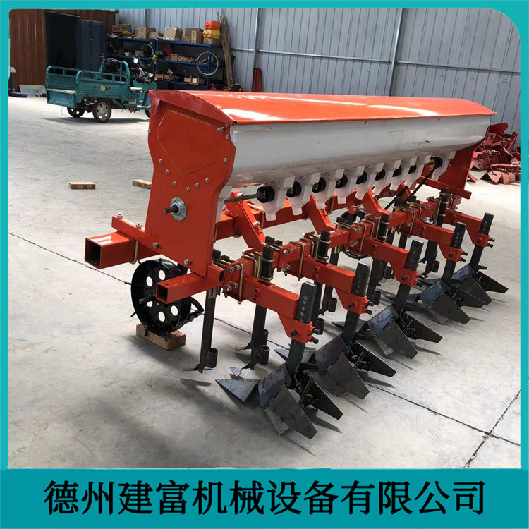农田中耕施肥机 建富机械耕地机 玉米大豆出苗后中耕除草施肥作业