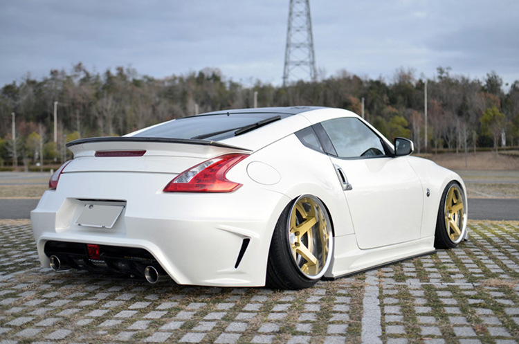 Suitable for Nissan Devil Z34 370Z Car Modification Parts Weber Facelift Resin Fiber Full Set of Large Surround