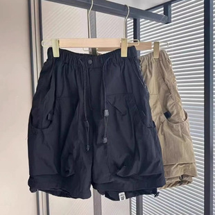 Workwear function shorts men's and women's lovers summer plus size fat mm200 kg loose five-point pants heavy-duty sports pants
