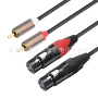 卡侬2rca3661303f-15母头音频线