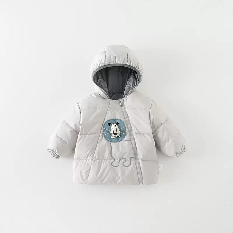婴儿宝宝羽绒服2025冬季儿童轻薄羽绒连帽外套秋冬装婴童衣服 a类