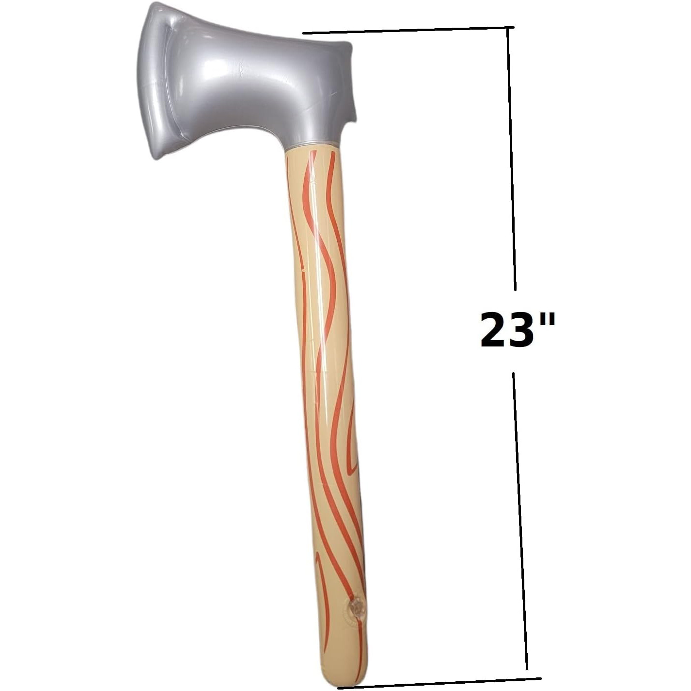 Inflatable Hole Man Stick Brown Stripesd Wooden Stick Hammer Attack Baseball Bat Role-Playing Original Party Toy