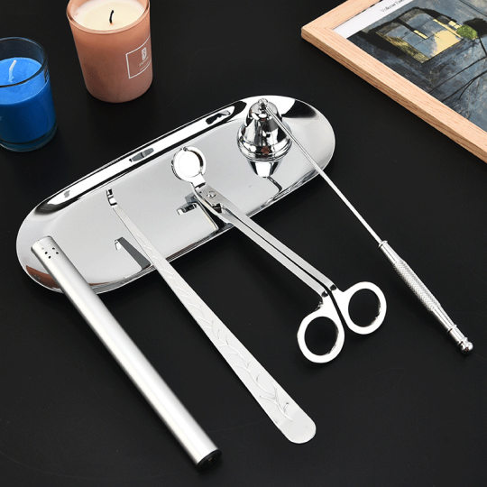 Source Factory in stock Aromatherapy Candle Tools suit Extinguishing Candle Wick Candle Cutter Candle Cover Candle Hook Tray