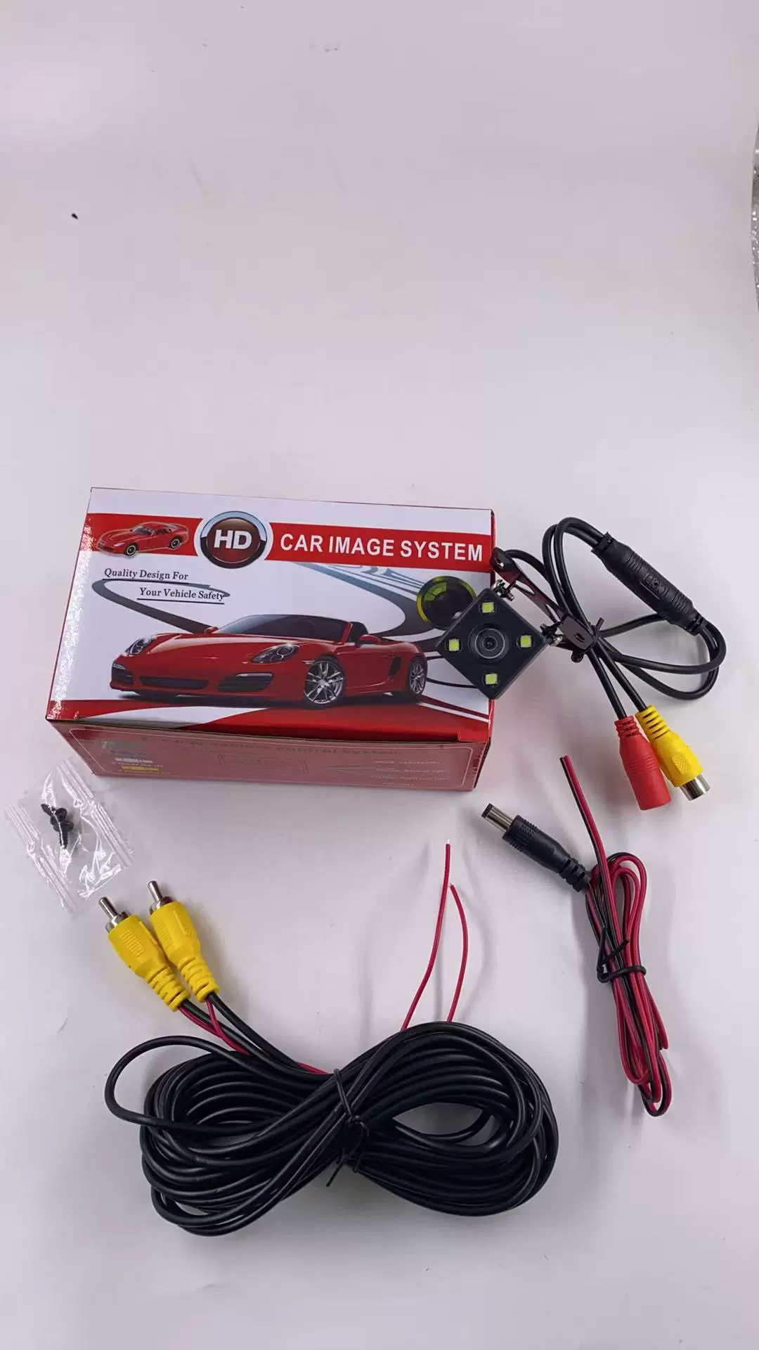 Universal AHD Rear-View Camera, Starlight Night Vision, Fisheye Wide-Angle HD