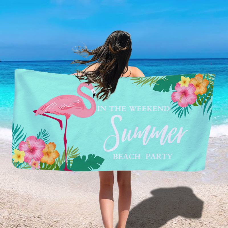 Toalla de playa de microfibra caliente de Amazon Toalla de baño absorbente de mariposa súper grande transfronteriza Towel engrosado