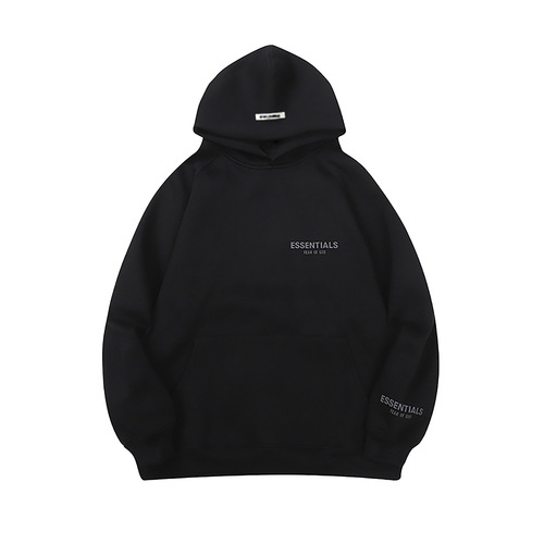 Autumn/Winter Men's and Women's Hooded Sweatshirts with Letter Print Long-Sleeve Outerwear in European and American Essentials Style