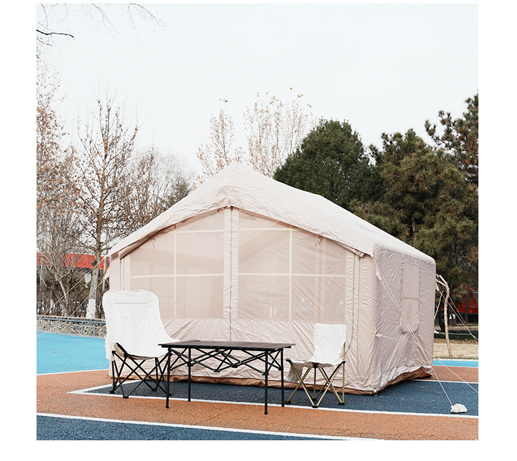 Outdoor Camping Tent 7.5 ㎡ Fully Automatic 4-6 Person Portable No-Setup Equipment Rainproof and Windproof Camping Inflatable Tent