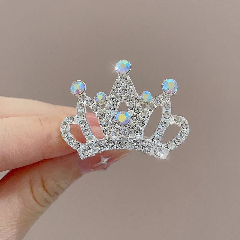 Niños diamante de perla corona cabello para mujeres 2025 nuevo pein exquisito princesa rendimiento de cumpleaños pein adornamiento