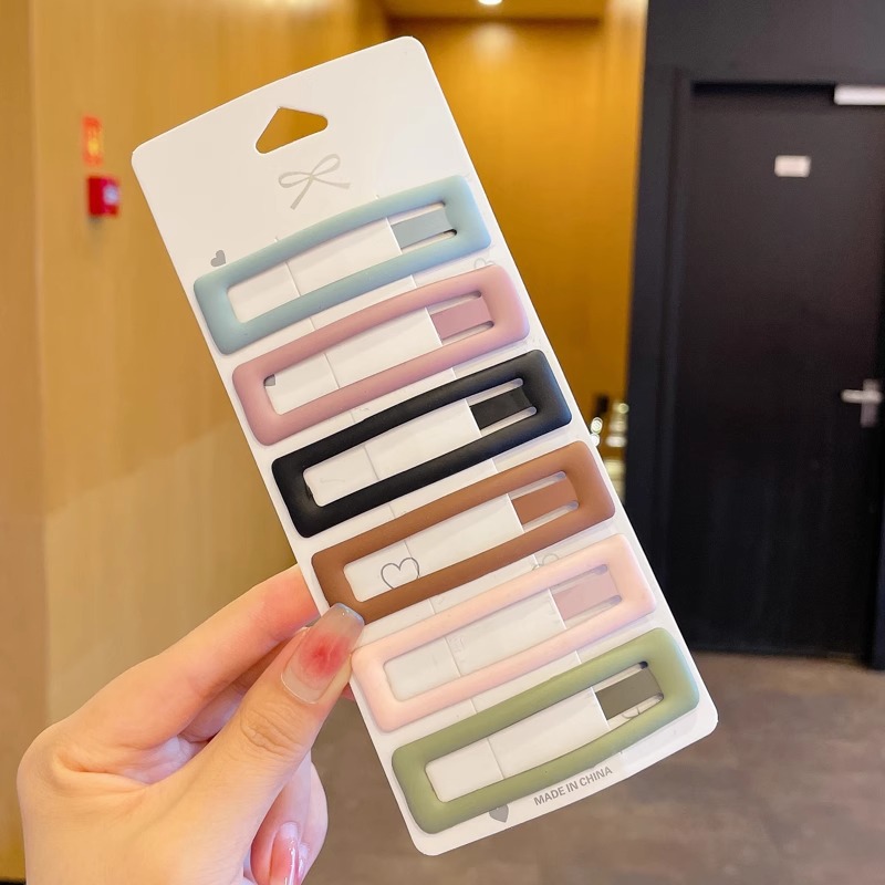 Pinza bb de color dopamina para niños cabello roto estrella de cinco puntas horquilla para niñas que no lastima el cabello, pinza para el cabello con flequillo para bebés, accesorios para el cabello lindos