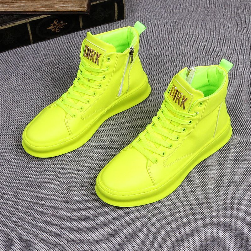 撤柜清仓高帮鞋白色男鞋韩版百搭小白鞋网红鞋白色板鞋男士休闲鞋