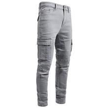 外贸代发款跨境 Men's Jeans 男士修身弹力牛仔裤军装风紧身牛仔